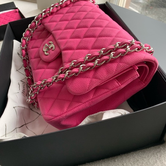 Chanel Pink Caviar Jumbo Double Flap and Wallet - Picture 4 of 8